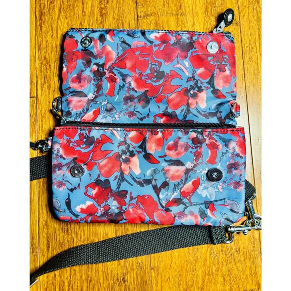 Floral Kipling convertible crossbody wristlet waist bag - Picture 3 of 5